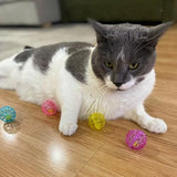 4 pcs Colorful Toys to Entertain Indoor Cats and Kittens Cat Toys Pet Clever 