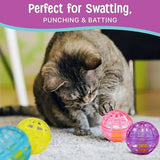 4 pcs Colorful Toys to Entertain Indoor Cats and Kittens Cat Toys Pet Clever 
