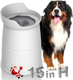 4.4L No Spill Dog Water Bowl Adjustable Raised Bowls Dog Bowls & Feeders Pet Clever 