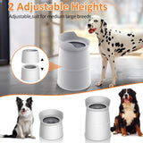 4.4L No Spill Dog Water Bowl Adjustable Raised Bowls Dog Bowls & Feeders Pet Clever 