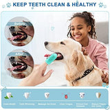 4Pack Dog Finger Toothbrush for Dog Teeth Cleaning&Dog Dental Care Toothbrush Pet Clever 