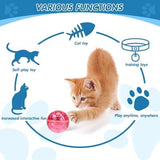 6 Pieces Ghost Hunting Cat Ball Activated Cat Toy Toys Pet Clever 