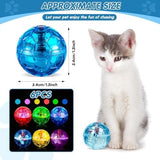 6 Pieces Ghost Hunting Cat Ball Activated Cat Toy Toys Pet Clever 