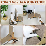 6-Sided Rotatable Cat Scratcher Cat Trees & Scratching Posts Pet Clever 