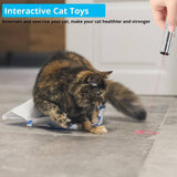 7-in-1 USB Cat Laser Toy – Rechargeable Interactive Pet Teaser Cat Toys Pet Clever 