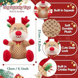 7 Pack Christmas Dog Toys Toothbrush Pet Clever 