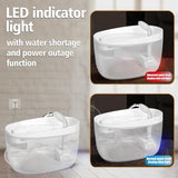 74oz/2.2L Cat Water Fountain, Automatic Indoor Pet Fountain Cat Water Dispenser with Ultra Quiet Pump Dog Bowls & Feeders Pet Clever 