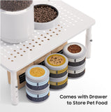 Adjustable Automatic Cat Feeder Stand (Holder ONLY) Dog Bowls & Feeders Pet Clever 