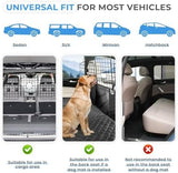 Adjustable Heavy-Duty Wire Mesh Pet Barrier for Car Travel Pet Clever 