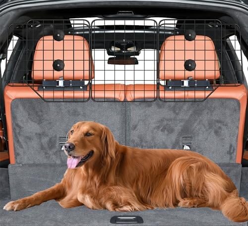 Adjustable Pet Divider Cargo Area Universal Fit Travel Pet Clever 