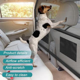 Adventure Car Front Seat Barrier, Adjustable Seat Divider for Dogs, 17" x 18" Travel Pet Clever 