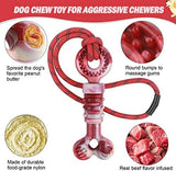 Almost Indestructible Nylon Bone Real Beef Flavor Dog Toys Pet Clever 