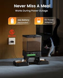 Automatic Cat Feeder for 2 Cats, 20 Cups/5L Automatic Cat Food Dispenser Dog Bowls & Feeders Pet Clever 
