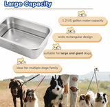 Automatic Dog Waterer for Large & X-Large Dogs, Human Grade 18/8 Stainless Steel, Water Bottle Not Included Dog Bowls & Feeders Pet Clever 