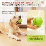 Automatic Rolling Dog Balls with Silicone Cover Toys Pet Clever 