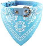 Bandana with Collar for Dogs Cat Care & Grooming Pet Clever Light Blue S 