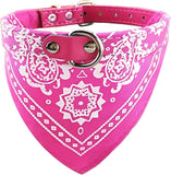 Bandana with Collar for Dogs Cat Care & Grooming Pet Clever Roseo S 