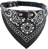 Bandana with Collar for Dogs Cat Care & Grooming Pet Clever Black S 