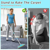 Carpet Rake for Pet Hair Removal - Reusable Pet Hair Remover Dog Hair Trimmers Pet Clever 