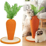 Carrot Shape Cat Scratching Board Sisal and Composite Cardboard Cat Trees & Scratching Posts Pet Clever 