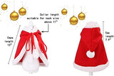 Cat Cloak with Xmas Hat Cat Clothing Pet Clever 