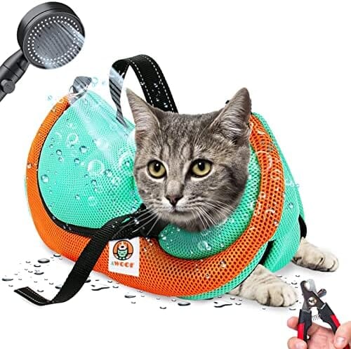 Cat grooming bag best sale