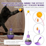 Cat Interactive Toys for Indoor Cats Kitten Wand Toy Cat Pet Clever 