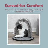 Cat Massager and Self Grooming Arch, Bristle Ring Brush Cat Care & Grooming Pet Clever 