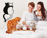 Cat Metal Wall Decor Iron Cat Wall Art Home Decor Cats Pet Clever 