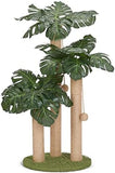 Cat Scratcher Tree with 3 Scratching Poles & 2 Interactive Dangling Balls Cat Trees & Scratching Posts Pet Clever 