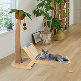 Cat Scratching Post for Indoor Cats with Lounge Chair Cat Trees & Scratching Posts Pet Clever 