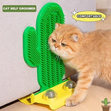 Cat Self Groomer with 2 Catnip Balls Toys Cat Care & Grooming Pet Clever 