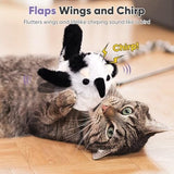 Cat Toys Flapping Bird with Catnip for Bored Indoor Adult Cat Cat Toys Pet Clever 