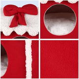 Christmas Cat Bed Cave Nest House Cat Igloo Cat Bes & Mats Pet Clever 