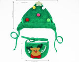 Christmas Costume Dogs & Cats Hat with Star and Pompoms Cat Clothing Pet Clever 