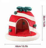 Cute Christmas Cat House Cat Bes & Mats Pet Clever 