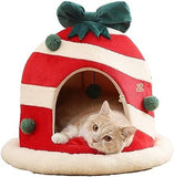 Cute Christmas Cat House Cat Bes & Mats Pet Clever 