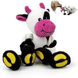 Cute Cow Shape Stuffed Plush Toy Dog Toys Pet Clever 