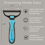 Dematting and Deshedding Comb for Dogs and Cats Grooming Tool Dog Combs Pet Clever 