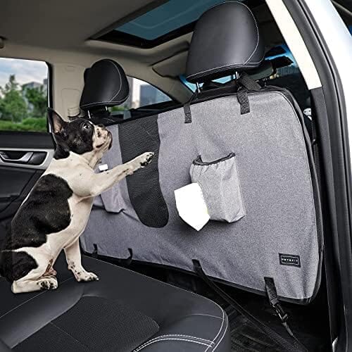 Dog Car Barrier Vehicle Pet Barrier Backseat Mesh Dog Car Divider Net with Adjusting Rope Travel Pet Clever 
