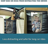 Dog Car Barrier Vehicle Pet Barrier Backseat Mesh Dog Car Divider Net with Adjusting Rope Travel Pet Clever 