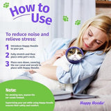 Dog & Cat Calming Band - Anxiety Relief/Noise Protection-Grooming-Thunder-Fireworks 2 Pack Clothes Pet Clever 