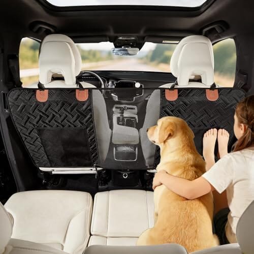 Dog Net for Car Divider Pet Barrier with Mesh Organizer Travel Pet Clever 