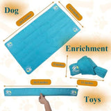 Dog Puzzle Toy with 10 Treat Pockets Dog Pet Clever 