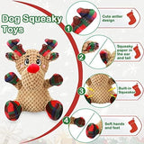 Dog Squeaky Toy with Crinkle Paper Toothbrush Pet Clever 