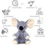 Dog Toys Stuffed Dog Plush Toys Koala Dog Squeaky Toys Toys Pet Clever 