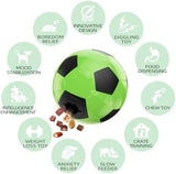 Dog Treat Ball with Fun Giggling Sound Toys Pet Clever 