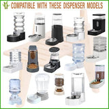 Dog Water Bowl Dispenser Stand Dog Bowls & Feeders Pet Clever 