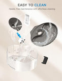 Dog Water Fountain Filters for Big Dog Water Bowl Dispenser Dog Bowls & Feeders Pet Clever 