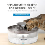 Dog Water Fountain Filters for Big Dog Water Bowl Dispenser Dog Bowls & Feeders Pet Clever 